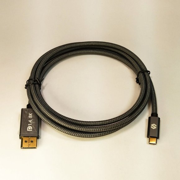 Silkland USB C to DisplayPort 1.4 Cable 8K 6.6ft - Picture 2 of 10